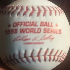 Official 1998 World Series Major League Baseball